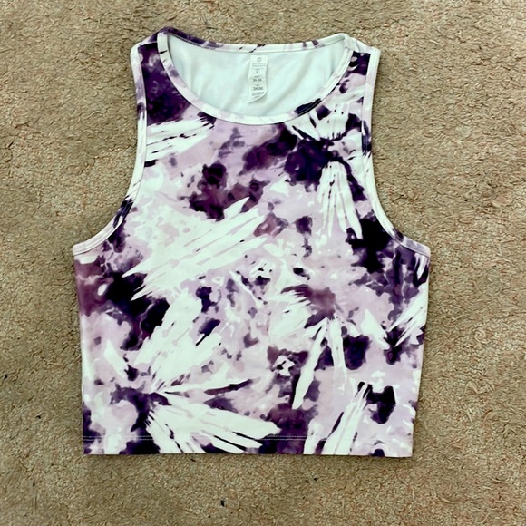 athletic cropped tank top size small - Picture 1 of 3